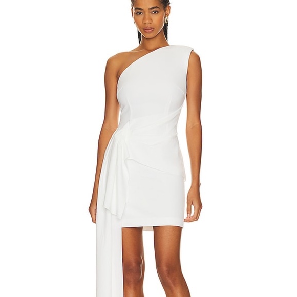ELLIATT Caicos Mini Dress in Ivory - Picture 1 of 10